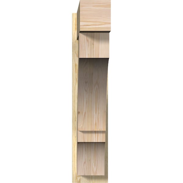 Balboa Block Rough Sawn Outlooker, Douglas Fir, 8W X 34D X 38H